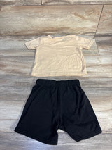 Shein 2pc Tiger Shirt & Shorts Set Beige sz 9-12m