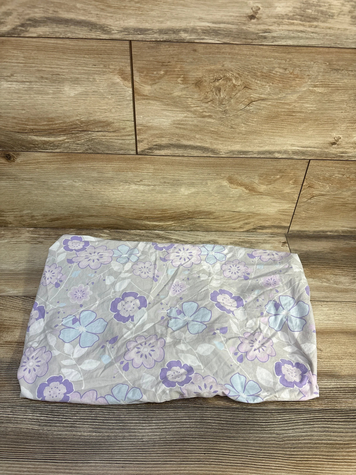 Trend Lab Floral Changing Pad Cover Grey