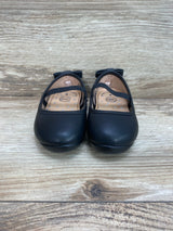 Wonder Nation Bow Ballet Flats Black Sz 4c