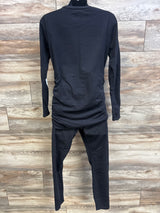 Motherhood Maternity 2pc Skeleton Shirt & Leggings Set Black sz Medium