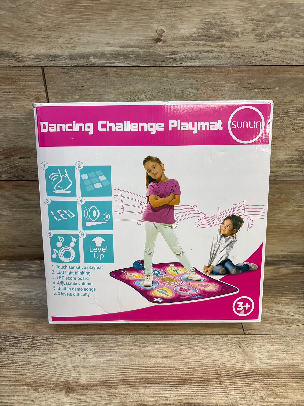 SUNLIN Dancing Challenge Mat - Pink 3+