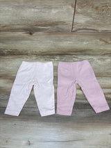 Just One You 2pk Ribbed Pants Pink sz 6m