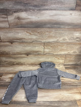 NBA 2pc Logo Pull Over Hoodie & Jogger Set Grey sz 2T