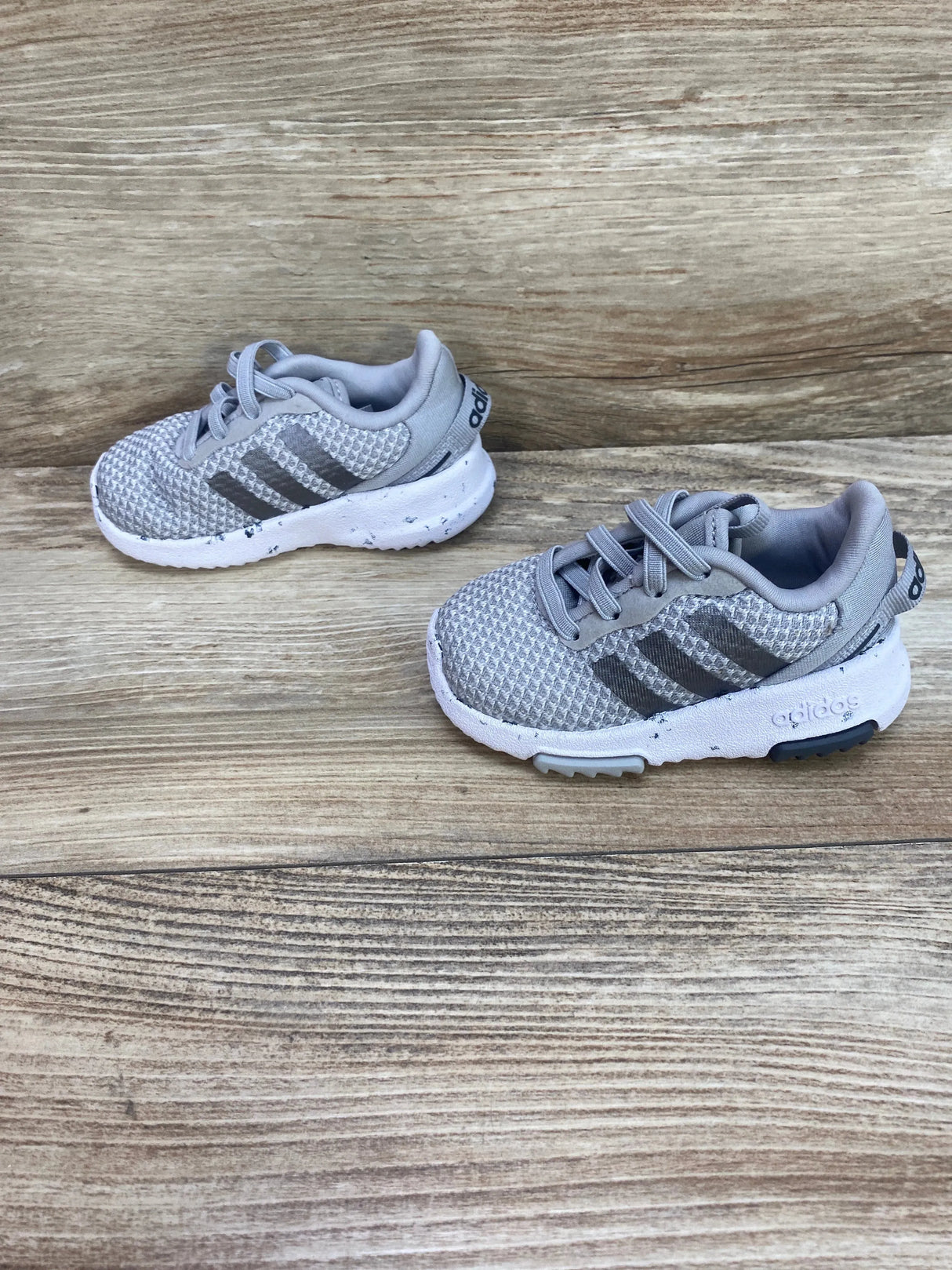 Adidas Racer TR 2.0 Grey Running Shoes Sz 4c