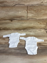 Gerber 2pk Bodysuits White sz Preemie