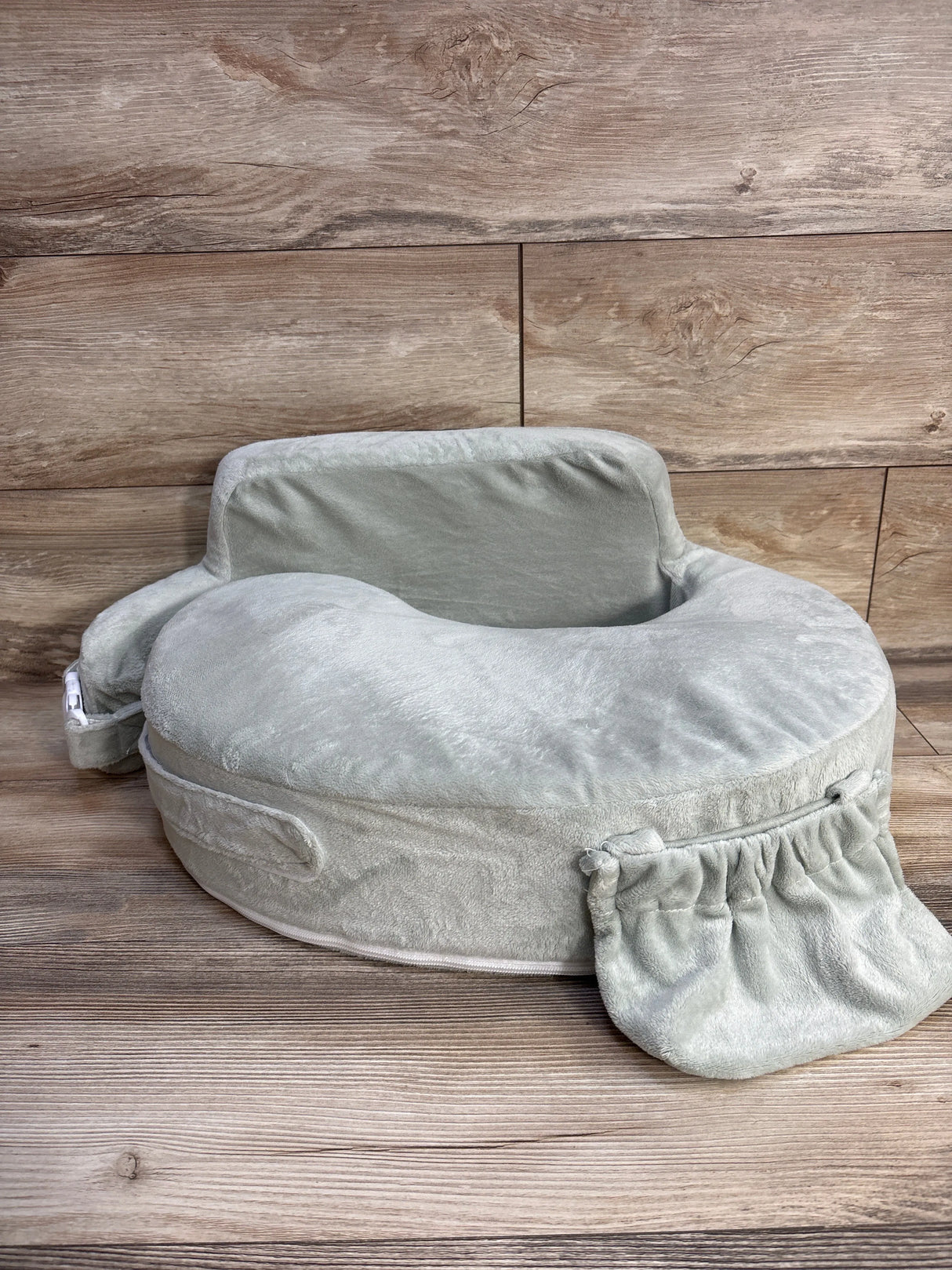 My Brest Friend Super Deluxe Nursing Pillow with Plush Cover Green