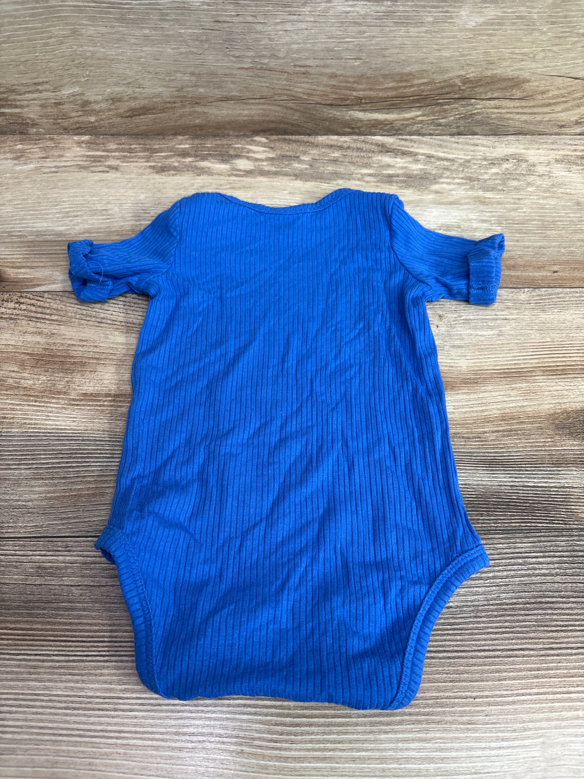 Kate Quinn Ribbed Modal Bodysuit Blue sz 3-6m