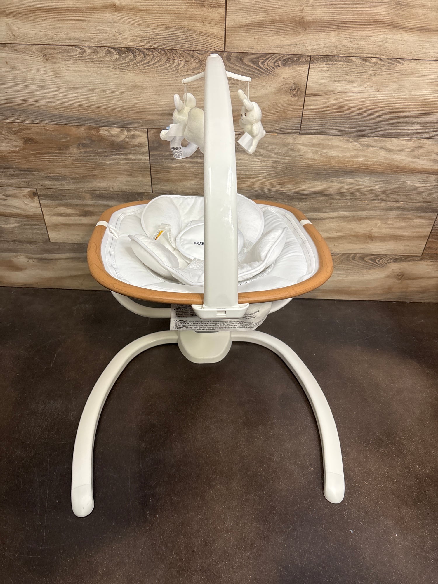 Angelbliss Electric Baby Swing with Cry Detection, White