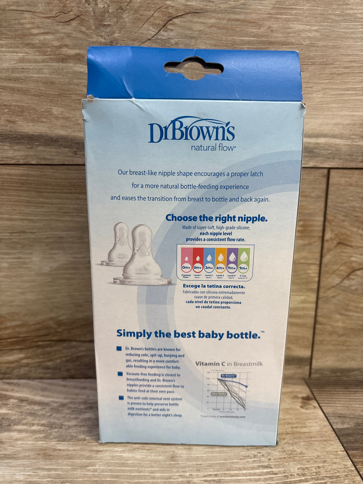 NEW Dr. Brown's 2pk Narrow Baby Bottles w/ Level 1 Slow Flow Nipple 8oz