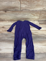 Kyte Baby Bamboo Footless Zippered Sleeper Purple sz 18-24m