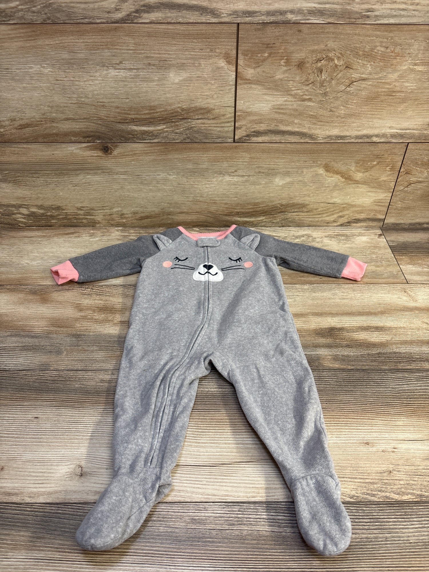 Carter's Blanket Sleeper Grey sz 6m