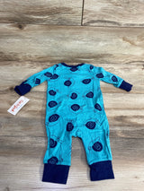 NEW Cat & Jack Snail Ribbed Coverall Blue sz 0-3m