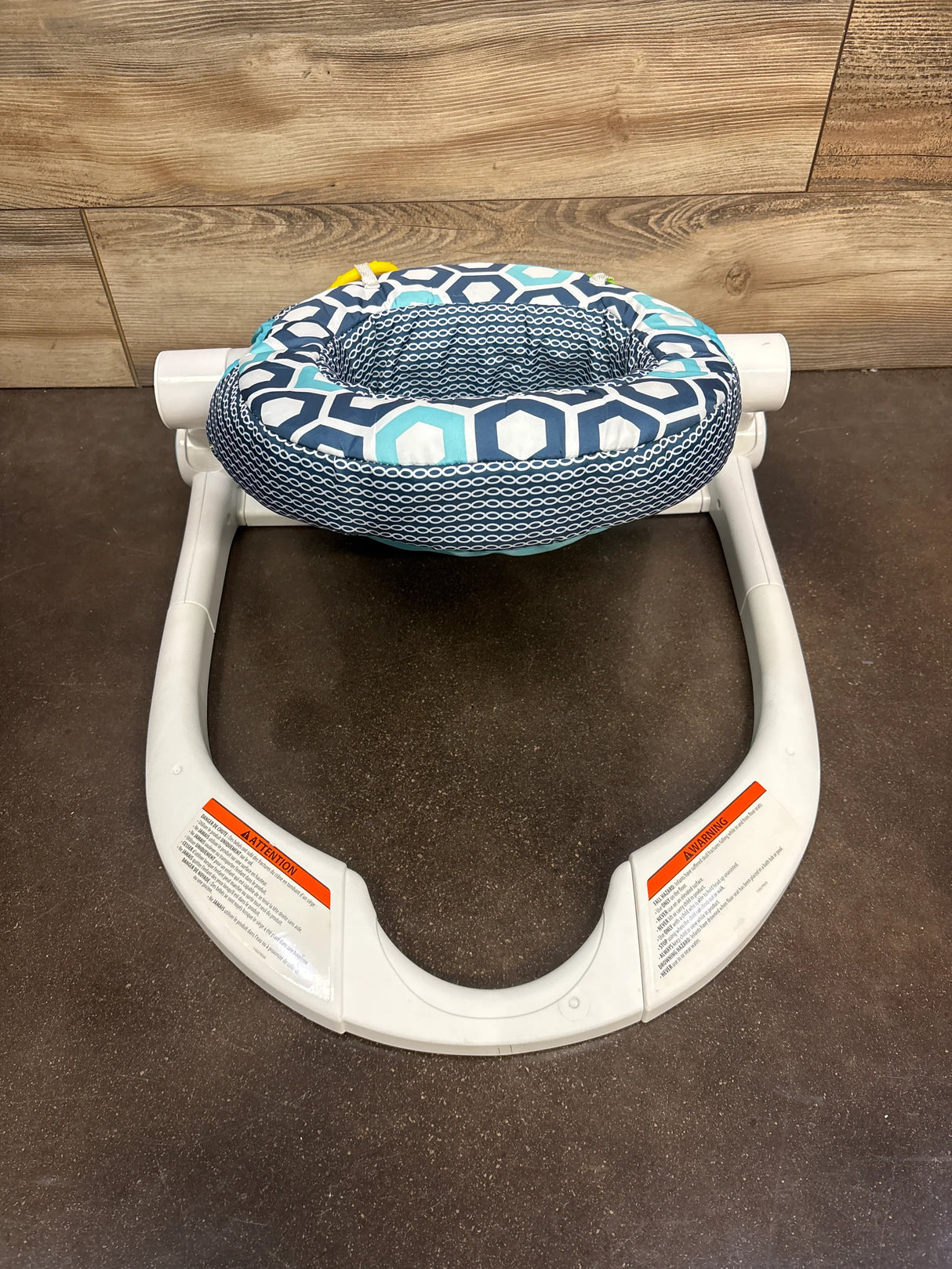 Fisher Price Sit-Me-Up Floor Seat in Blue Honeycomb