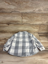 Old Navy Plaid Shacket Grey sz 4T