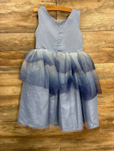 Disney Lace Tulle Cinderella Dress Blue sz 4T