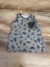 Children's Place Dinosaur Tank Top Grey sz 3T
