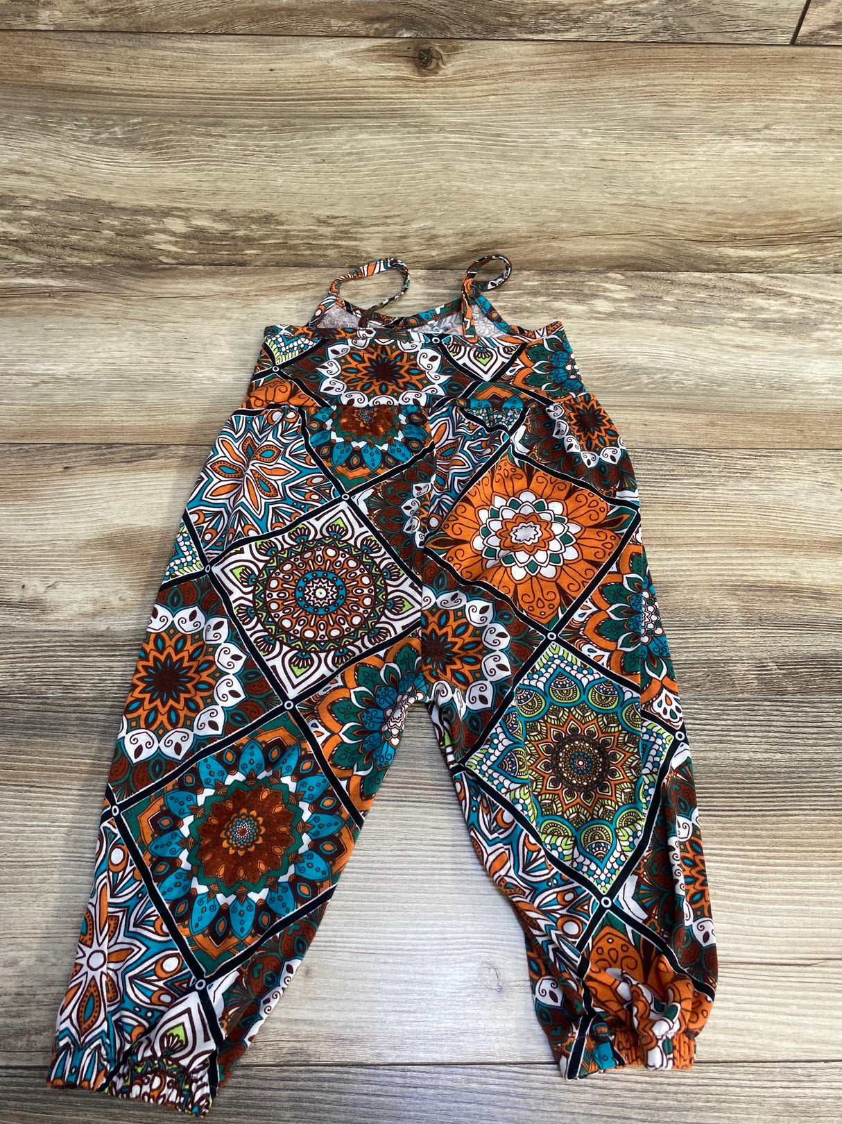 Shein Patterned Tank Romper Multicolored sz 9-12m