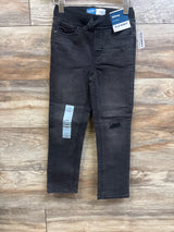 NEW Old Navy Rib-Knit Skinny 360 Stretch Distressed Jeans Black sz 5T