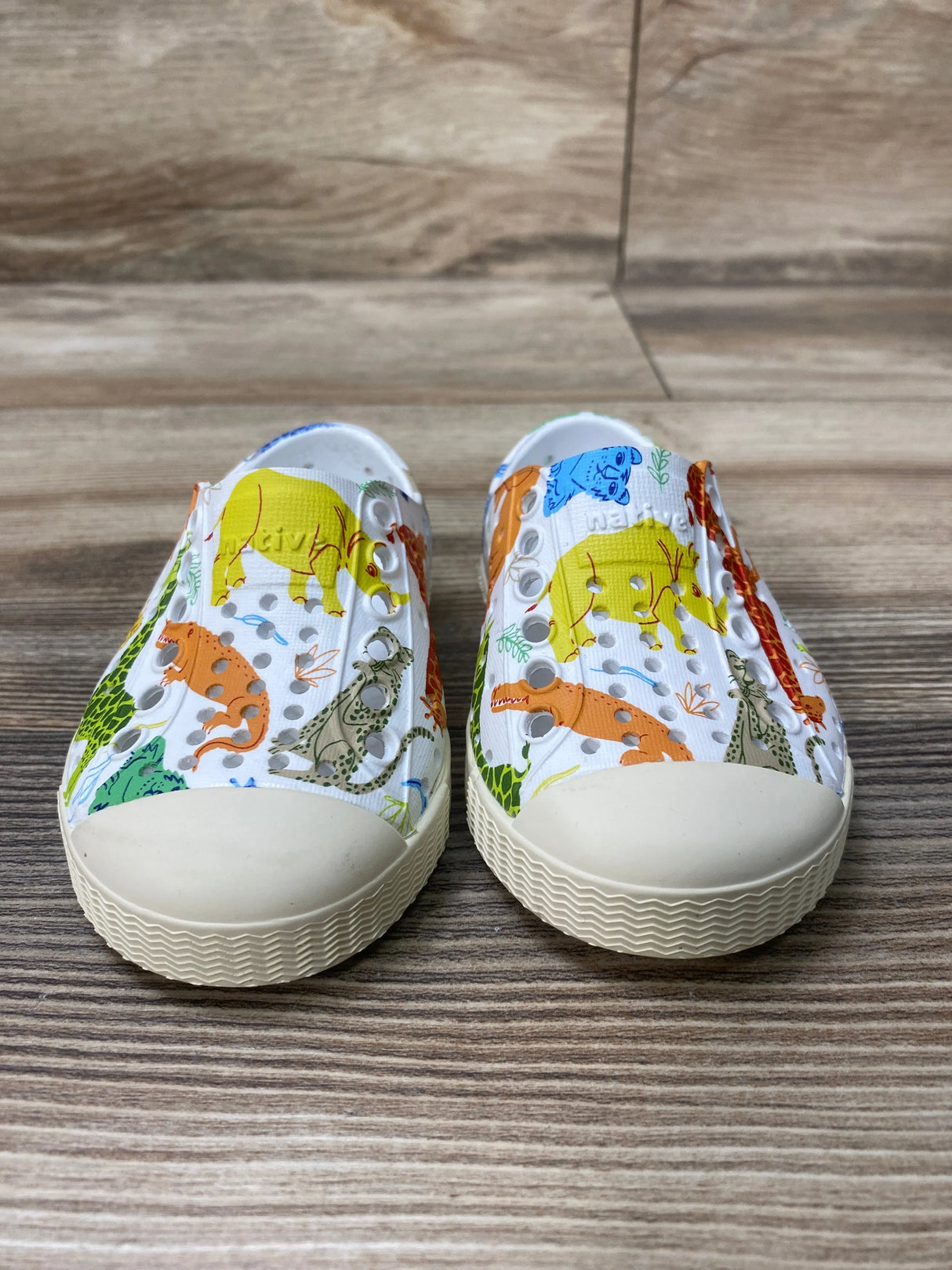 Native Shoes Jefferson Candy Safari Friends Print Sz 4c