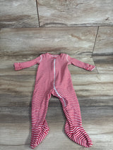 Primary Organic Striped Sleeper Red sz 3-6m