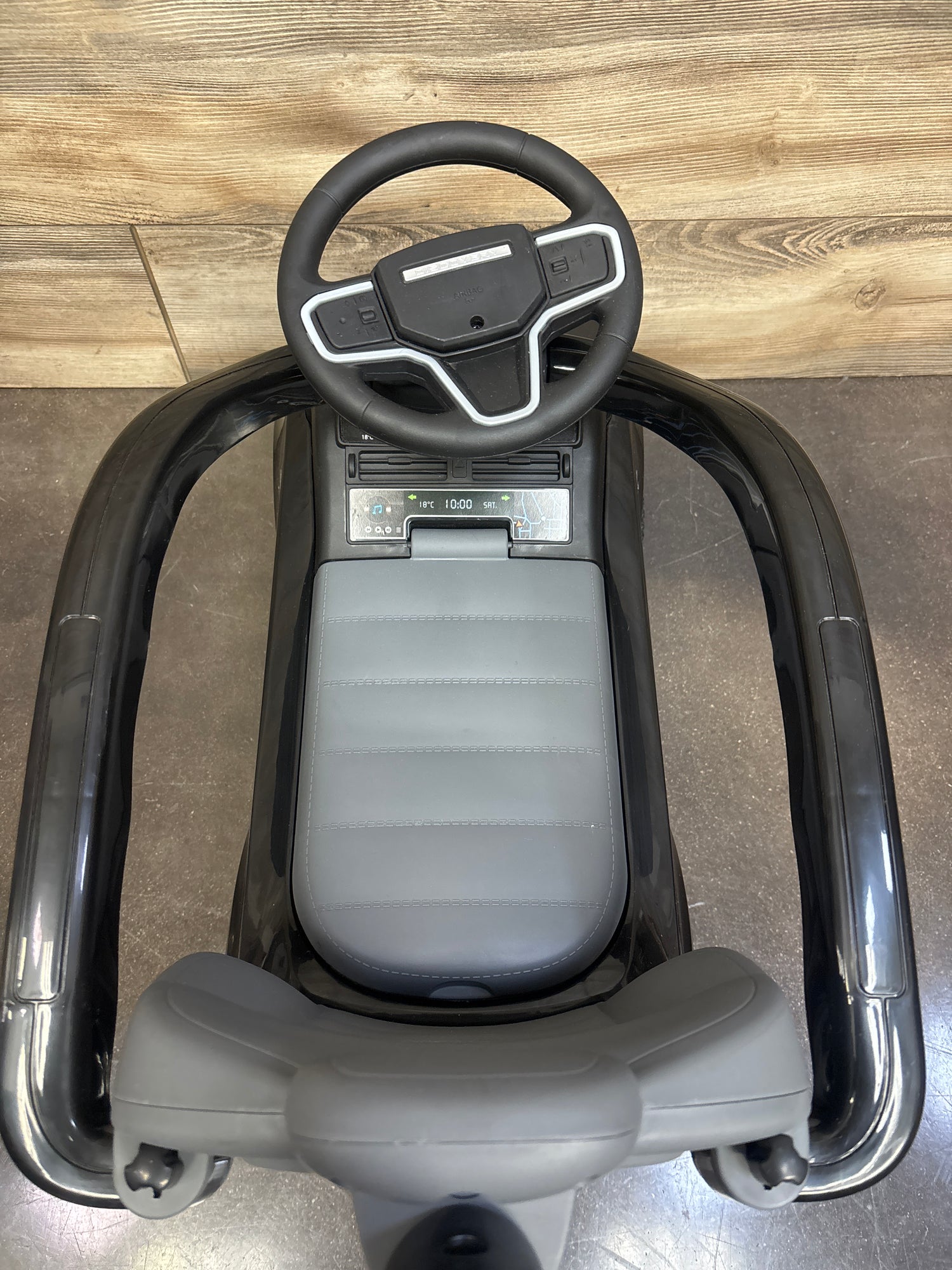 Olakids Land Rover 3-in-1 Discovery Push Car Ride-On Black
