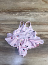 Disney Baby 1pc Minnie Mouse Tutu Swimsuit Pink sz 9m