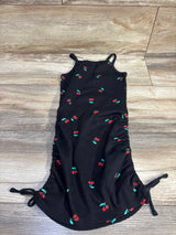 Art Class Cherry Print Sleeveless Dress Black sz 4/5T