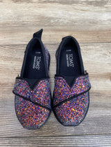 Toms Black Alpargata Glitter Shoes sz 7c - Me 'n Mommy To Be