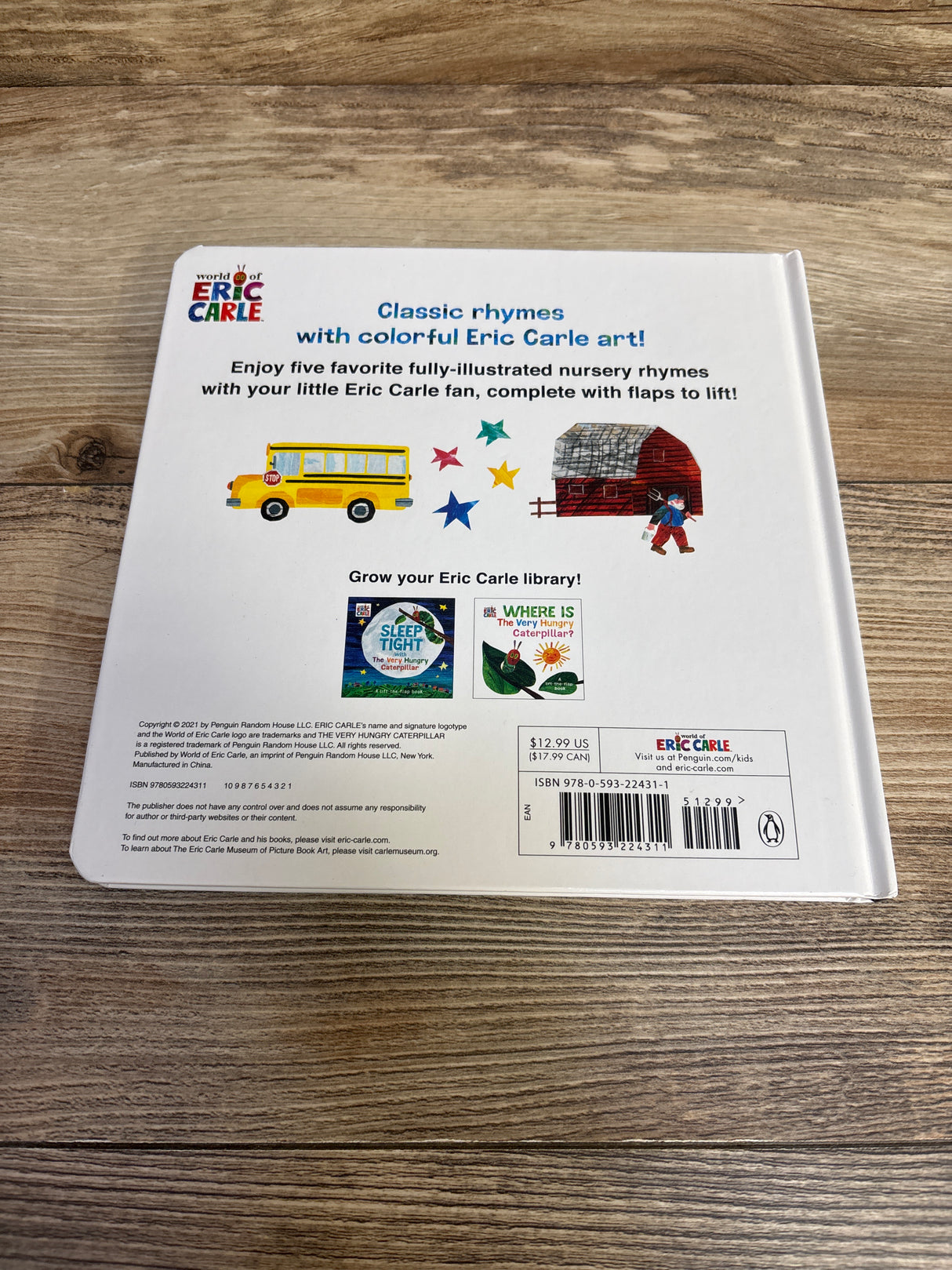 Eric Carle's Twinkle, Twinkle, Little Star and Other Nursery Rhymes Board Book