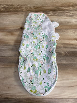 SwaddleMe Floral Swaddle Wrap White sz 0-3m