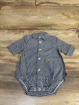 OshKosh Button Up Bubble Romper Navy sz 9m