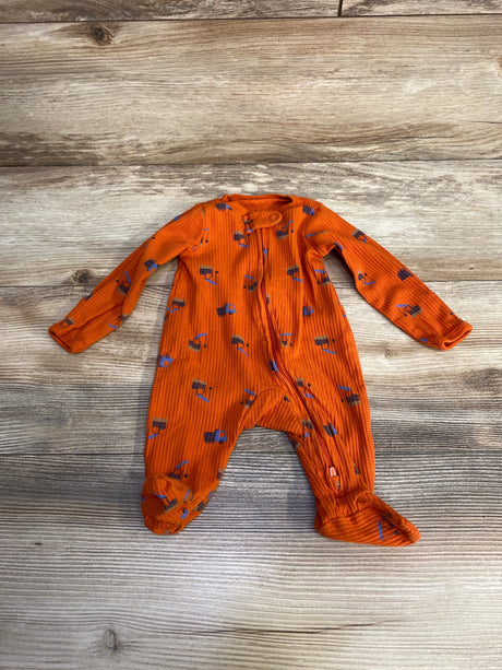 Carter's Construction Sleeper Orange sz Newborn - Me n Mommy To Be
