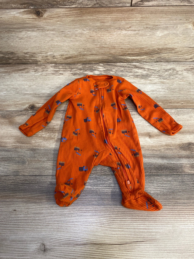 Carter's Construction Sleeper Orange sz Newborn - Me n Mommy To Be