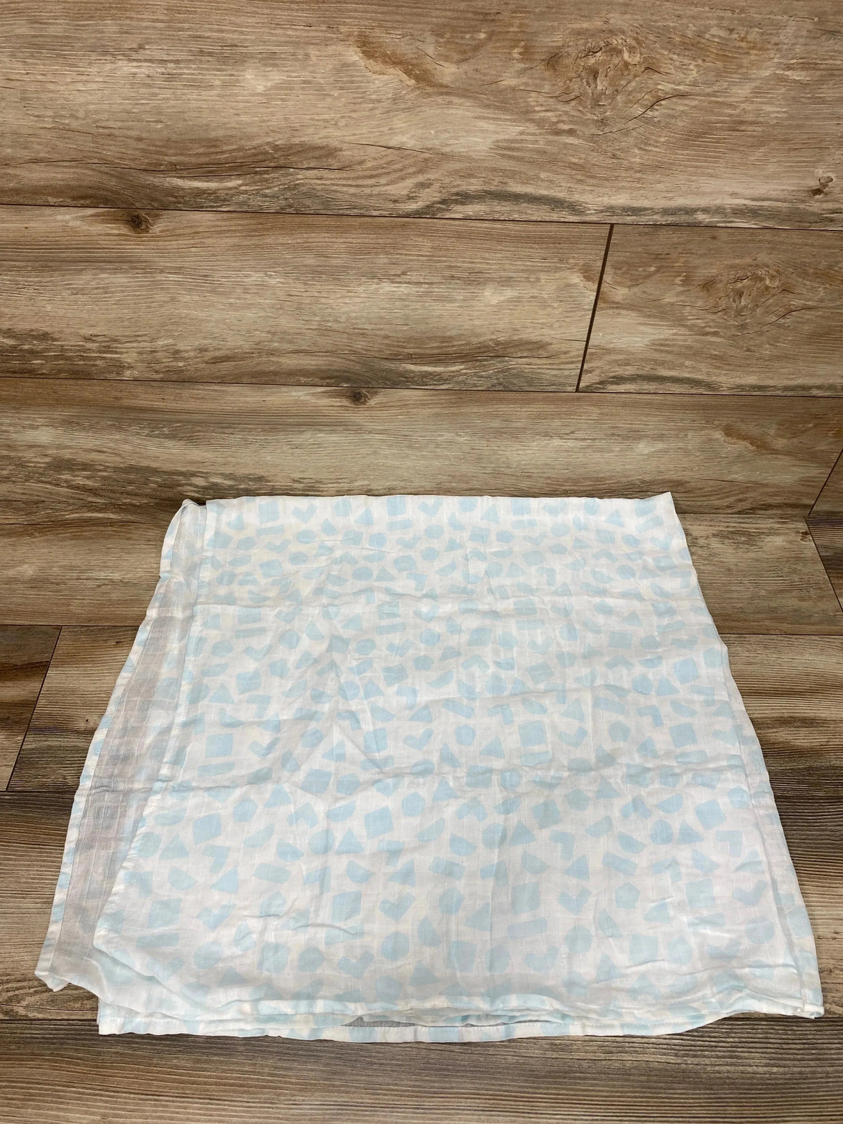 Parent's Choice  Muslin Swaddle Blanket White/Blue