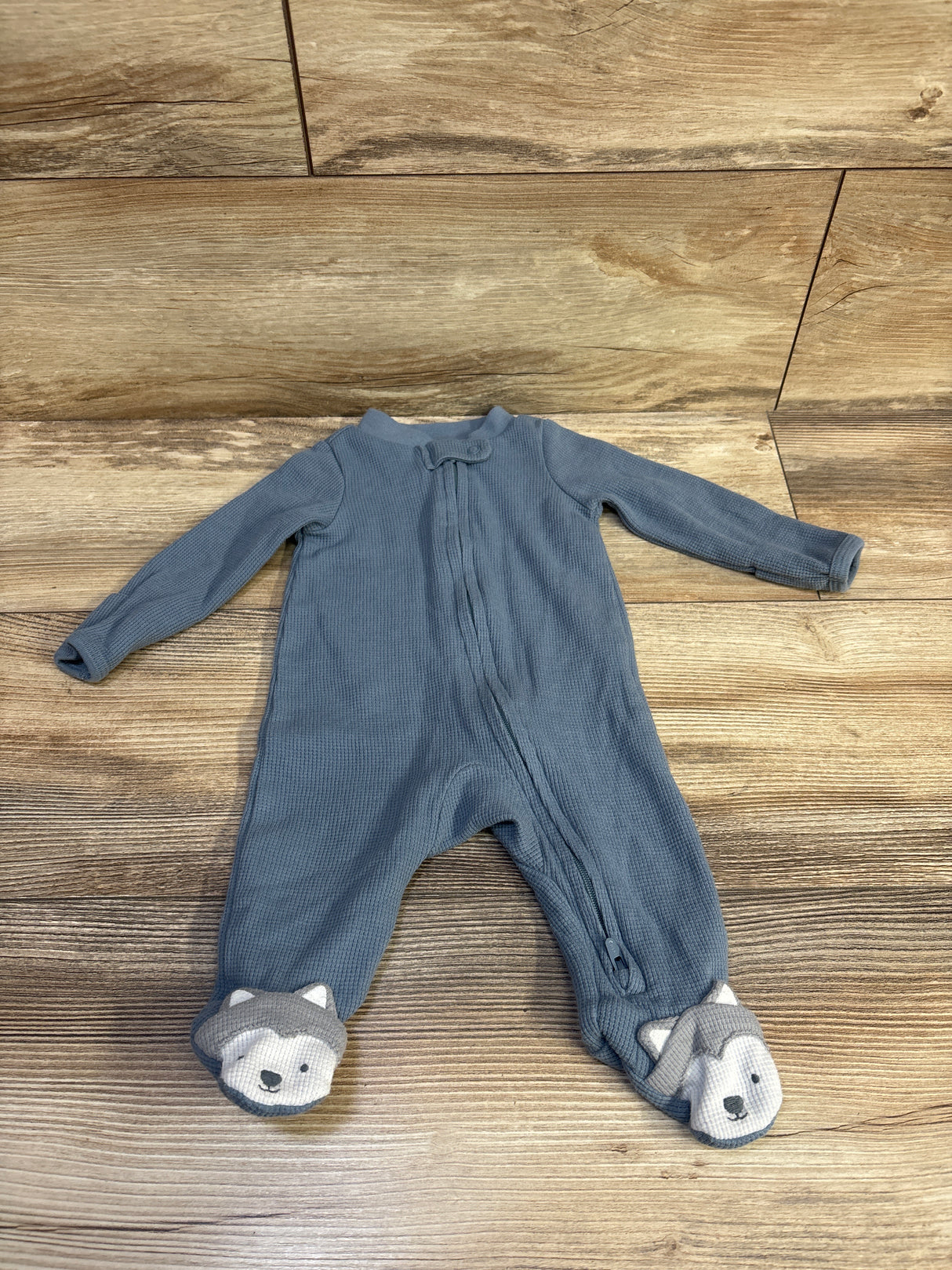 Just One You Knit Sleeper Blue sz 3m