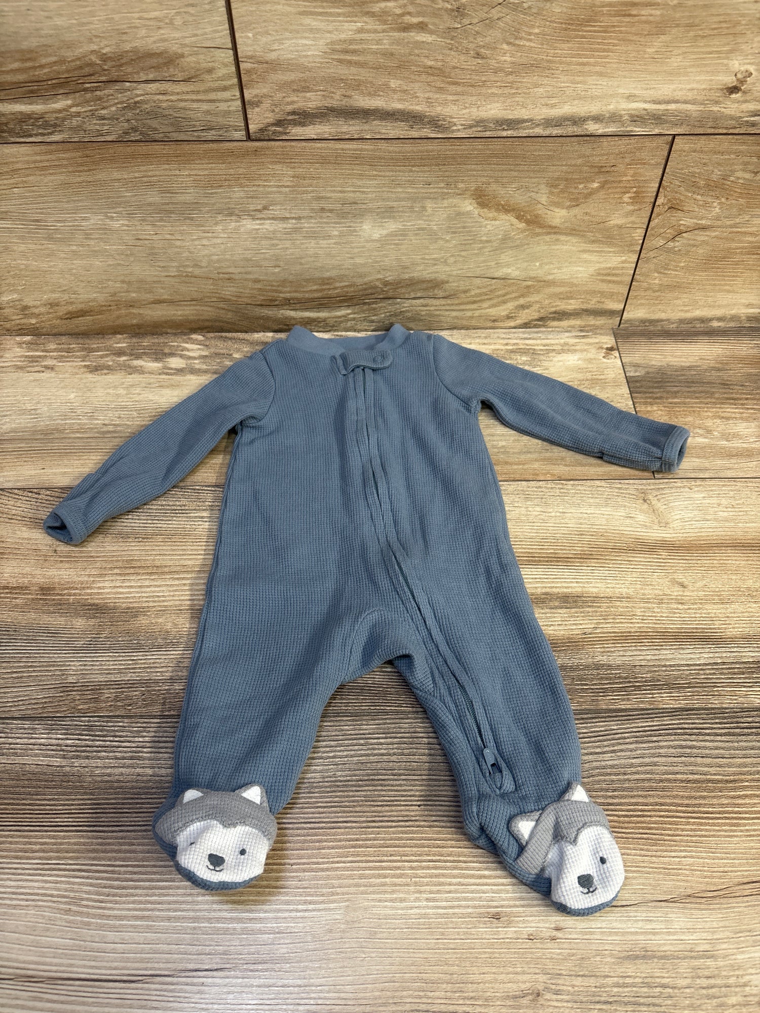 Just One You Knit Sleeper Blue sz 3m