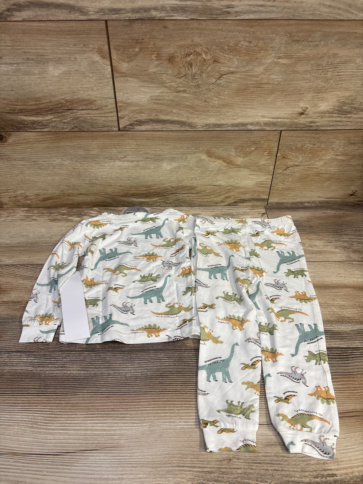 NEW Milkberry 2pc Bamboo Pajama Set White sz 24m