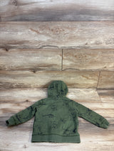 Carter's Full Zip Dinosaur Jacket Green sz 24m