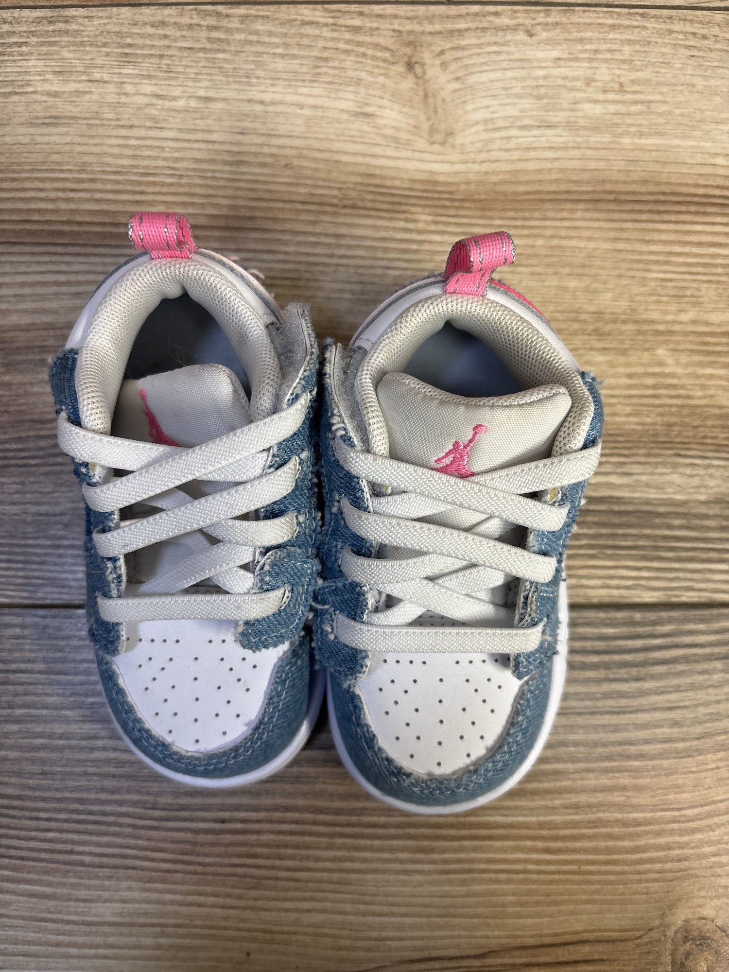 Jordan 1 Low ALT Denim Sequin Sneakers sz 5c