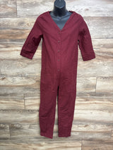 NEW The Nines By Hatch 3/4 Sleeve Button-Front Maternity Jumpsuit in Wine Red sz Small