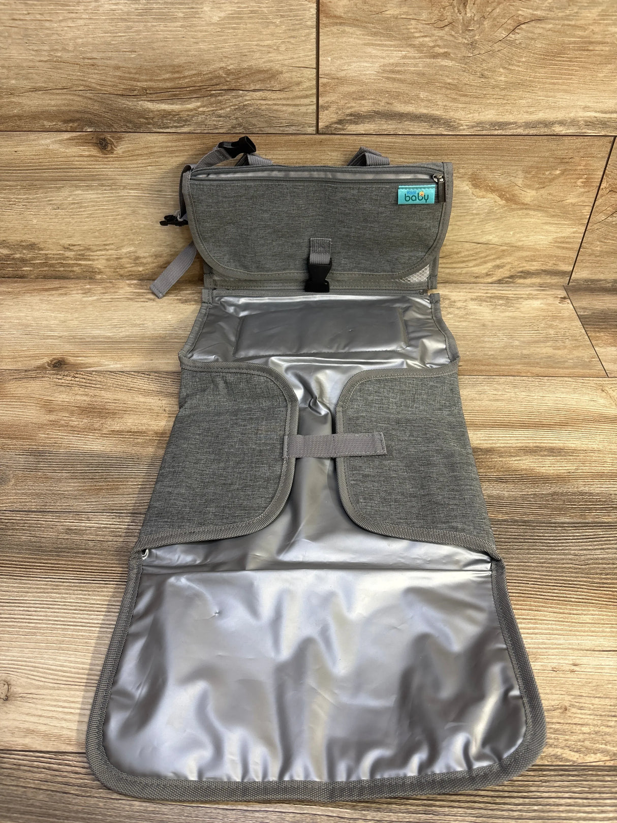 Kopi Baby Portable Diaper Changing Pad, Grey