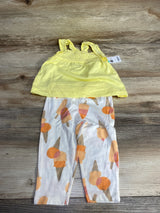 NEW Carter's 2pc Sleeveless Top & Leggings Yellow sz 9m