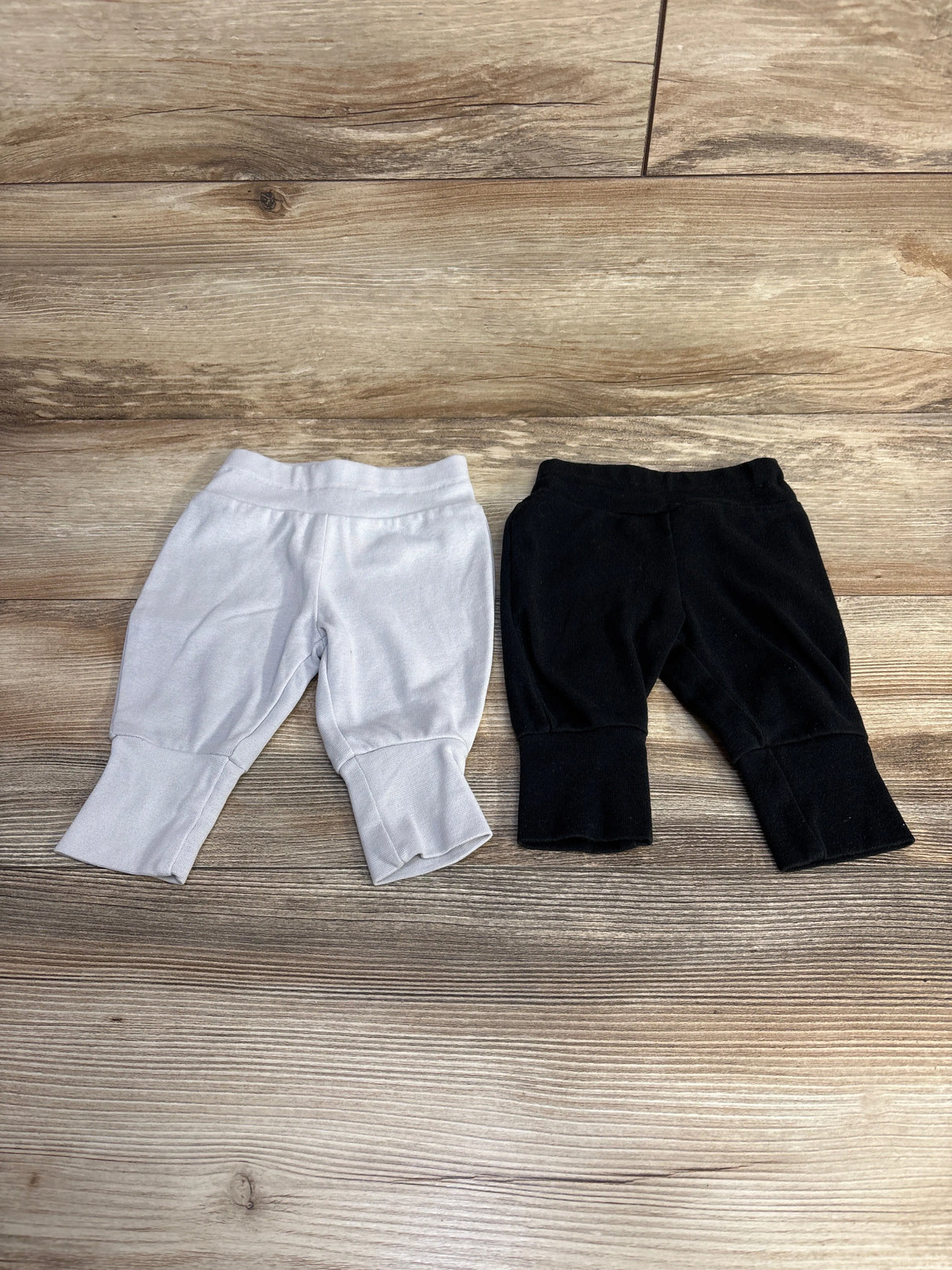 Hanes 2pk Pants Black/Grey sz 0-6m