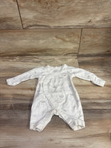 Easy Peasy Organic Side Snap Sleeper White sz Newborn