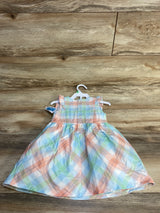 NEW Carter's Plaid Flutter Dress White sz 18m