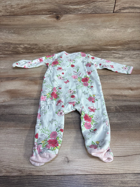 First Impressions Floral Footie Green sz 3-6m - Me n Mommy To Be
