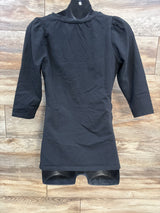 Gap Maternity 3/4 Sleeve Ruched Shirt Black sz Medium - Me n Mommy To Be