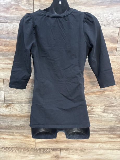 Gap Maternity 3/4 Sleeve Ruched Shirt Black sz Medium - Me n Mommy To Be