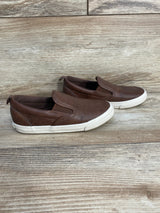 Old Navy Brown Leather Slip-On Sneakers sz 10c