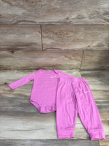 Nike 2pc Bodysuit & Pants Set Pink sz 18m